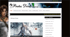 Desktop Screenshot of pratasdicas.com.br